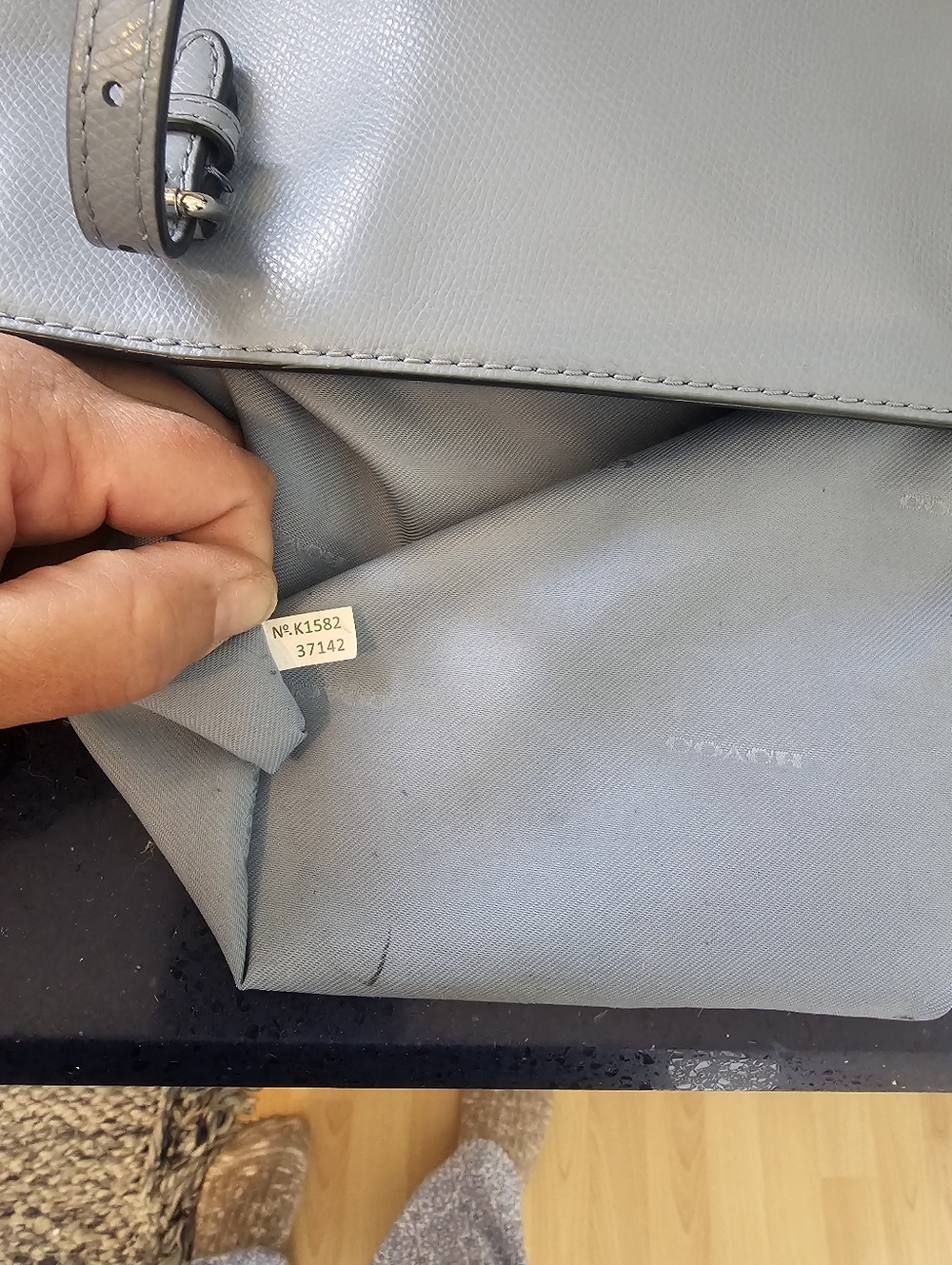 Coach Turnlock Tote In Beautiful Blue Color 37142 - Picture 13 of 13